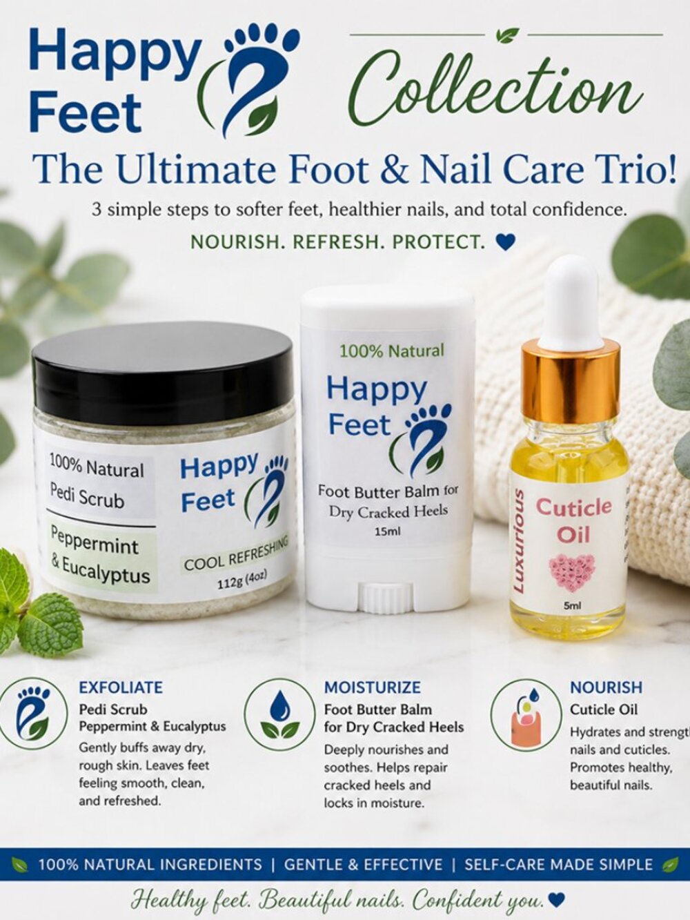 Happy Feet Collection – Your At-Home Pedi Care Package